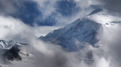 Neiges et nuages