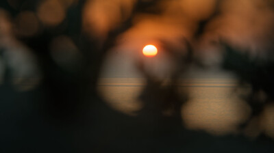 Coucher de soleil depuis la dune