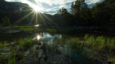 Les vestiges d'anciens glaciers