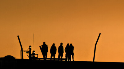 Lever de soleil sur la rade